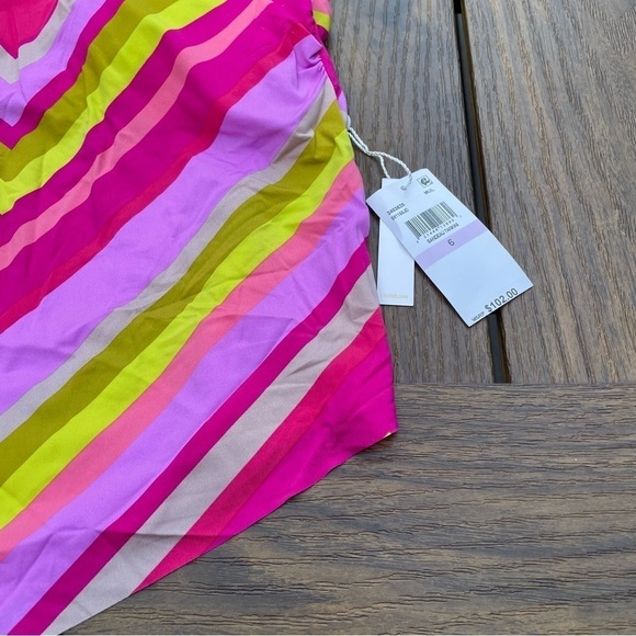 Trina Turk Womens Size 6 Waltz Bandeau Tankini Top - Picture 8 of 8